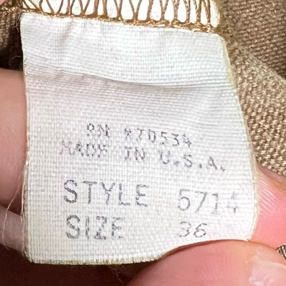 Vintage Orvis Pants 100% cotton Made in USA - Picture 8 of 10